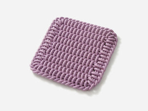 Ergonomic Shore Rug handmade from durable silicone cord suitable for both indoors and outdoors.