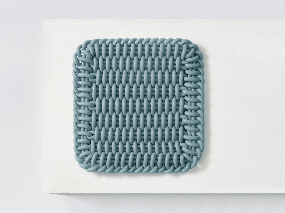 Ergonomic Shore Rug handmade from durable silicone cord suitable for both indoors and outdoors. 