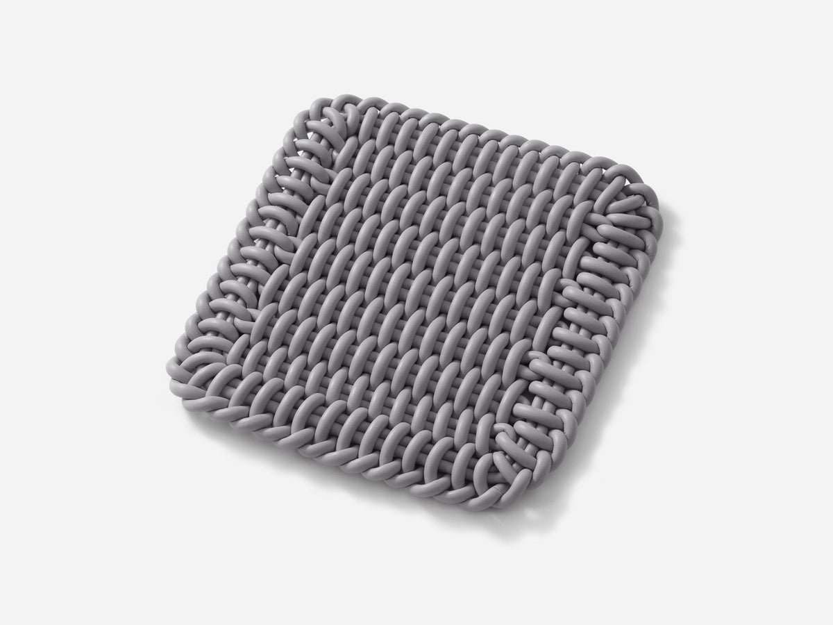 Ergonomic Shore Rug handmade from durable silicone cord suitable for both indoors and outdoors. 