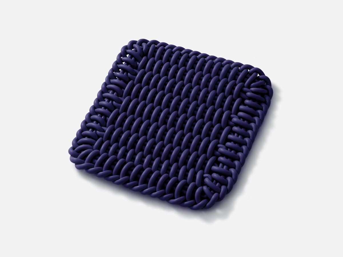 Ergonomic Shore Rug handmade from durable silicone cord suitable for both indoors and outdoors. 