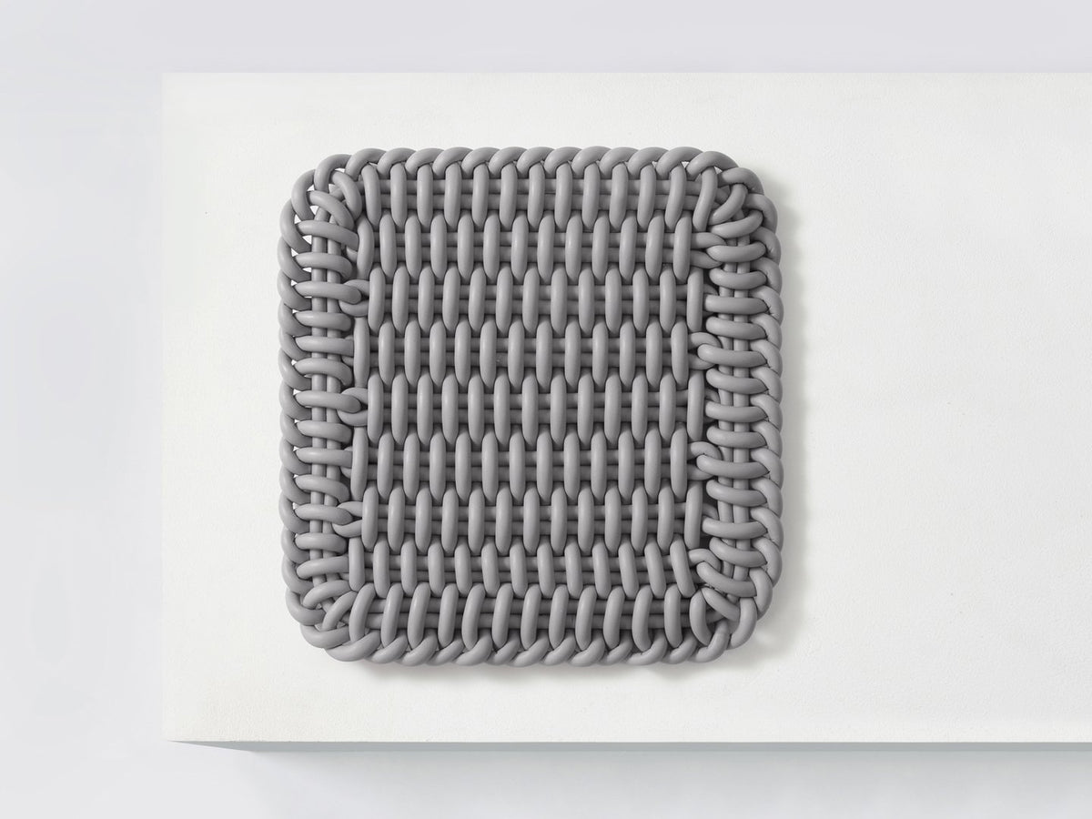 Ergonomic Shore Rug handmade from durable silicone cord suitable for both indoors and outdoors. 